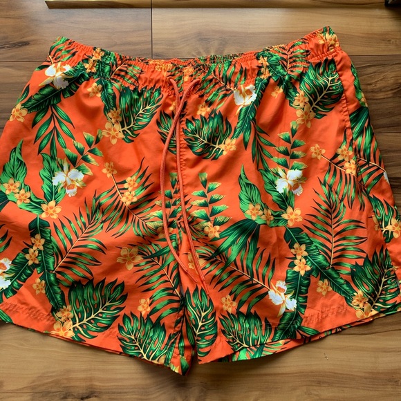 Men Hawaiian print swim shorts XL - Picture 4 of 4